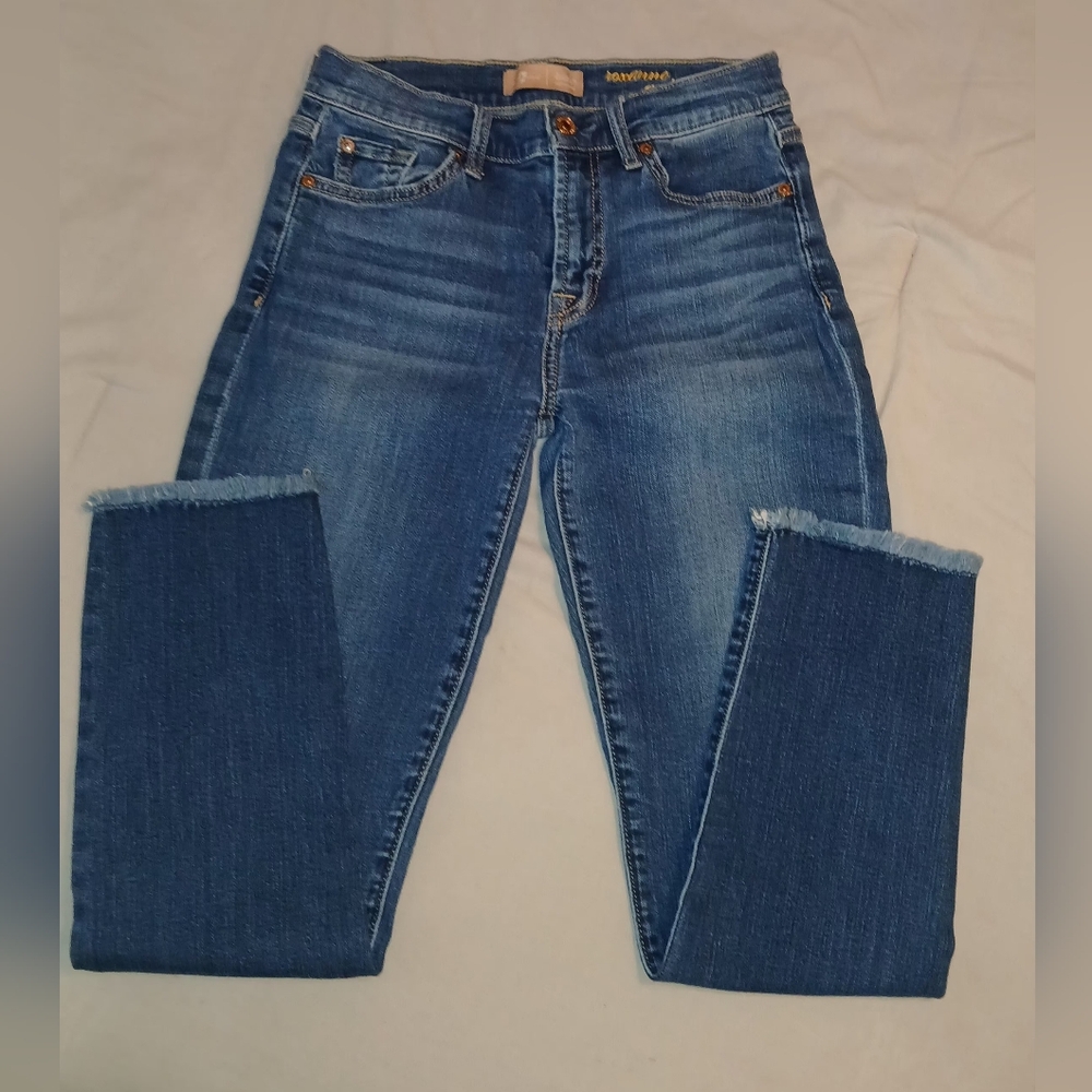 NWOT! 7 For All Mankind Roxanne Ankle Women's Cropped Jeans in Deep Blue